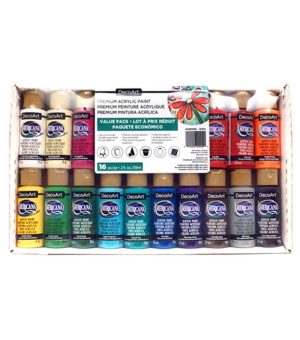 Acrylic Paint |   16ct Americana Assorted Color Acrylic Paints Acrylic Paint Acrylic Paint