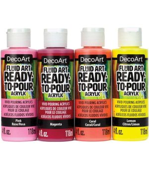 Acrylic Paint |   4oz Sweet Treat Fluid Art Acrylic Paint 4ct Acrylic Paint Acrylic Paint