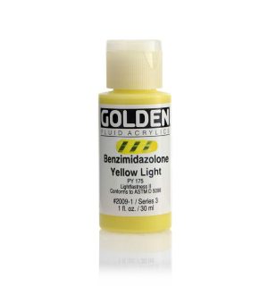 Acrylic Paint |   Fluid Acrylics 1 oz Benzimidazolone Yellow Light Acrylic Paint Acrylic Paint