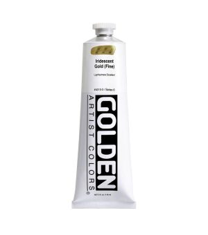 Acrylic Paint |   Iridescent Acrylic 5 oz Iridescent Gold Acrylic Paint Acrylic Paint