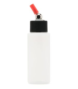 Airbrushing |   High Strength Translucent Bottle 2oz 60ml Cylinder Cap Airbrushing Airbrushing