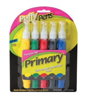 Fabric Paint |   Puffy Paint Pen Set Art Supplies & Painting Fabric Paint