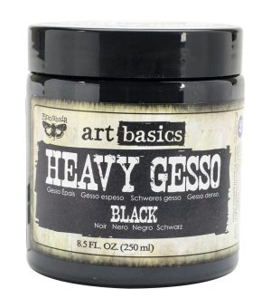 Gessos & Primer Paint |   Art Basics Heavy Gesso Paint 8.5 oz Art Supplies & Painting Black/Clear/White