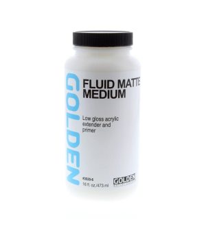 Gessos & Primer Paint |   Fluid Matte Medium Pint Art Supplies & Painting Gessos & Primer Paint