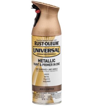 Gessos & Primer Paint |   Universal All Surface Metallic Spray Paint Art Supplies & Painting Aged Copper/Oiled Bronze/Pure Gold/Satin Nickel/Titan Silver/Vintage Gold