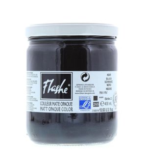 Gouache Paint |   Flashe 400ml Opaque Matte Artist’s Paint Art Supplies & Painting Black/Cobalt Blue Hue/Prussian Blue/Red Ochre/Red Vermilion/Sepia Brown/Ultramarine Blue/Violet/Yellow Ochre