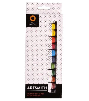 Oil Paint |   12ml Oil Paint Set 12ct Art Supplies & Painting Oil Paint