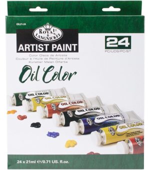 Oil Paint |   24 pk Oil Color Artist Paints Assorted Colors Art Supplies & Painting Oil Paint