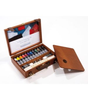 Oil Paint |   Artists’ Oil Set, 12-Color Wood Box Set, 40ml Tubes Art Supplies & Painting Oil Paint