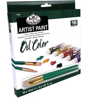 Oil Paint |   Oil Artist Paint Set 18pc Art Supplies & Painting Oil Paint