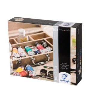 Oil Paint |   Oil Color Basic Box Gift Set 17pc Art Supplies & Painting Oil Paint