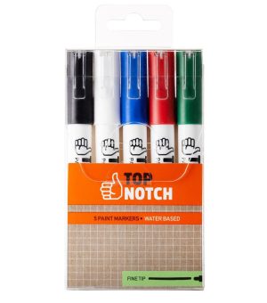 Paint Markers |   5ct Fine Tip Water Based Paint Markers Art Supplies & Painting Paint Markers