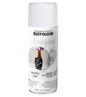 Spray Paint |   Rust-Oleum Imagine Craft & Hobby Marble Spray Paint White Art Supplies & Painting Spray Paint