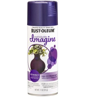 Spray Paint |   Rust-Oleum Imagine Craft & Hobby Shimmer Spray Paint 11 oz Art Supplies & Painting Amethyst/Citrine/Emerald/Sapphire