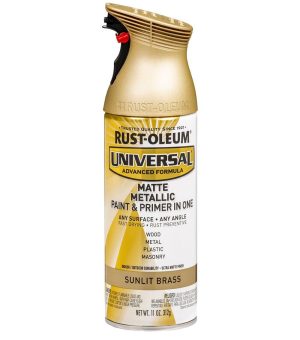 Spray Paint |   Rust-Oleum Universal Metallic Spray Art Supplies & Painting Brass/Copper/Gold