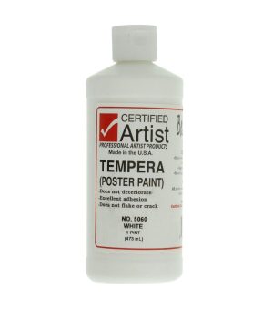 Tempera Paint |   Tempera Paint, 16 oz. Bottle, Regular Colors White Art Supplies & Painting Tempera Paint