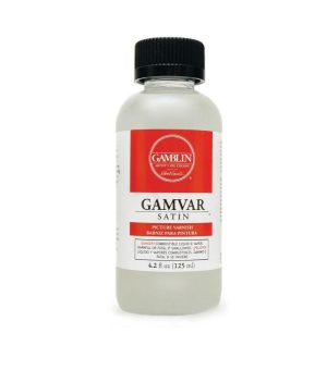 Varnish & Paint Thinners |   4.2 fl. oz Gamvar Satin Picture Varnish Art Supplies & Painting Varnish & Paint Thinners