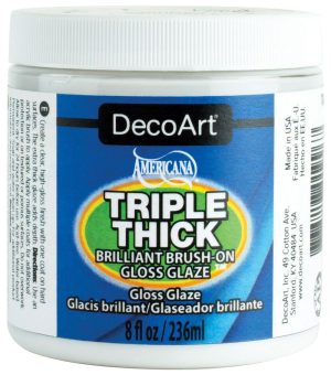 Varnish & Paint Thinners |   8oz Triple Thick Gloss Glaze Art Supplies & Painting Varnish & Paint Thinners