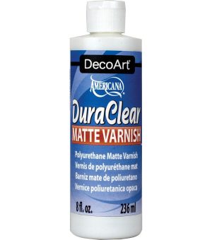 Varnish & Paint Thinners |   Americana DuraClear Matte Varnish 8oz Art Supplies & Painting Varnish & Paint Thinners