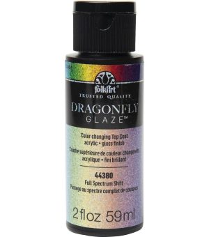 Varnish & Paint Thinners |   Dragon Fly Glaze 2 oz Art Supplies & Painting Full Spectrum/Green,Gold,Red/Red Violet/Red,Violet,Blue/Violet,Blue,Green