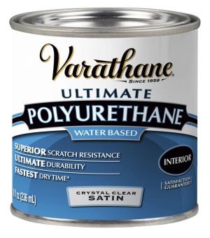 Varnish & Paint Thinners |   Ultimate Polyurethane Clear Satin 8oz Art Supplies & Painting Varnish & Paint Thinners