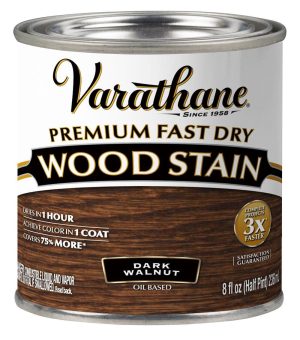 Varnish & Paint Thinners |   Varathane Half Pint Premium Fast Dry Wood Stain Art Supplies & Painting Dark Walnut/Golden Oak/Kona/Weathered Gray