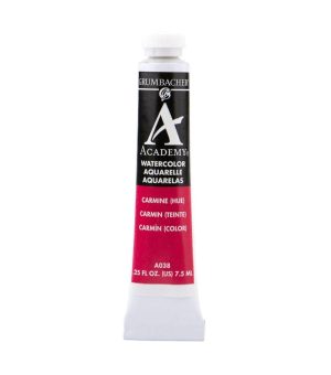 Watercolor Paint |   Academy Watercolor 7.5ml Tube Art Supplies & Painting Carmine/Indian Yellow/Magnesium Green/Vermillion