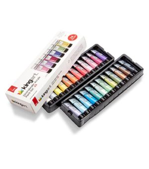 Acrylic Paint |   Pro Metallic Acrylic Paint 22ml Set of 24pc Acrylic Paint Acrylic Paint