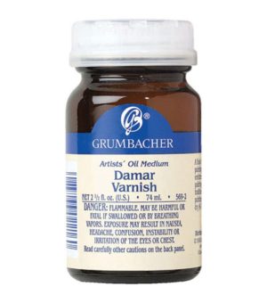 Varnish & Paint Thinners |   Damar Varnish 2oz Gloss Art Supplies & Painting Varnish & Paint Thinners