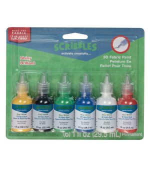 Fabric Paint |   Dimensional Fabric Paint 1 Ounce Shiny Art Supplies & Painting Fabric Paint