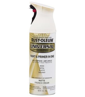 Gessos & Primer Paint |   Universal Matte Aerosol Paint 12oz Art Supplies & Painting French Cream